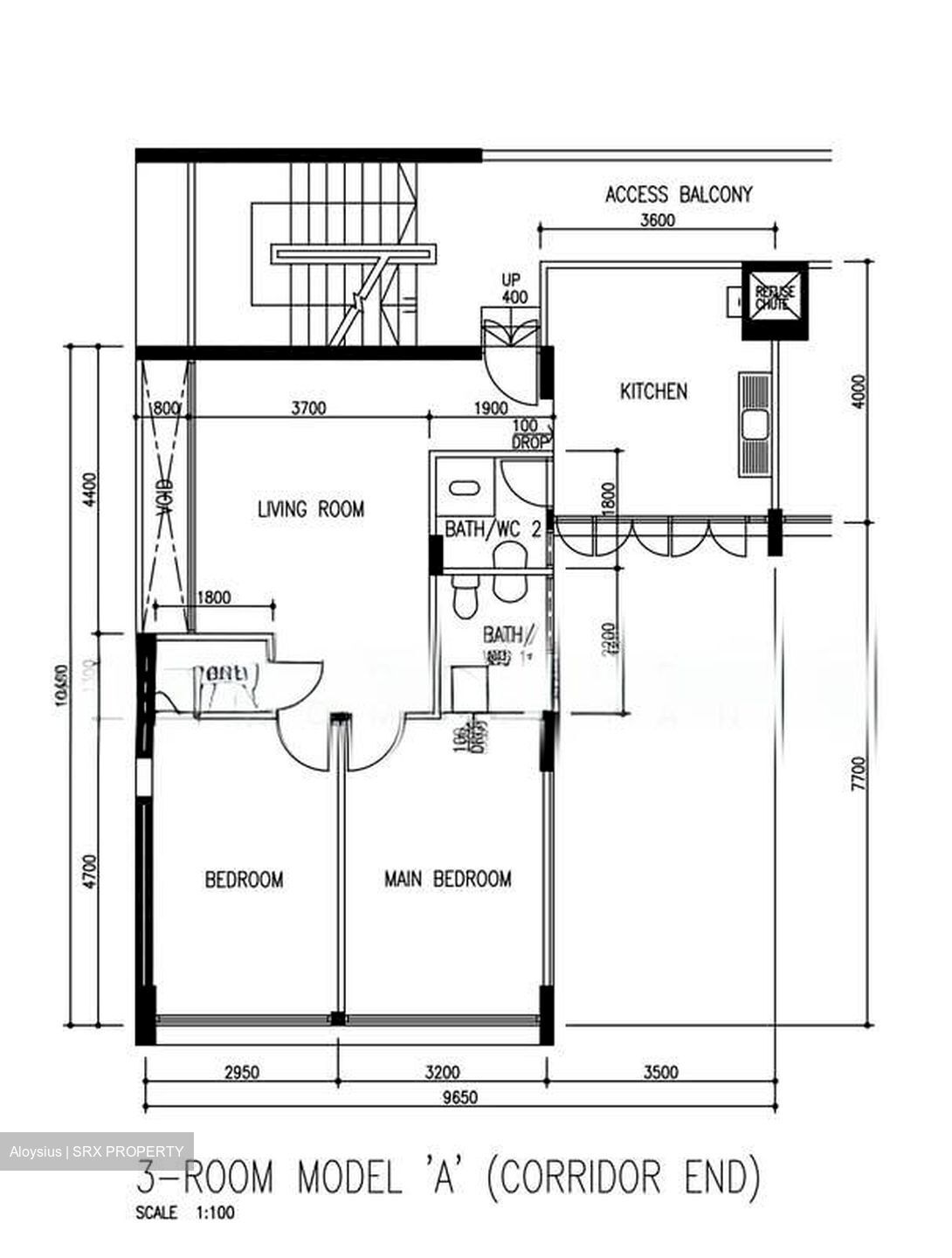 Blk 637 Veerasamy Road (Central Area), HDB 3 Rooms #562114341